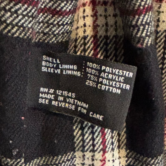 LONDON FOG SHORT TRENCH COAT SIZE L - Picture 3 of 6